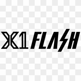 X1 Flash Logo Png, Transparent Png - black flash png