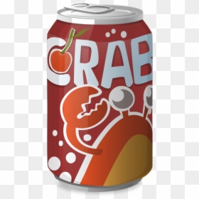 Aluminum Can,carbonated Soft Drinks,drink - Soda Vector Crab, HD Png Download - soft drinks png