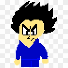 Transparent Vegeta Hair Png - Cartoon, Png Download - goku head png
