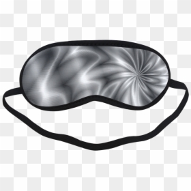 Silver Shiny Swirl Sleeping Mask - Sleep Mask, HD Png Download - silver swirl png