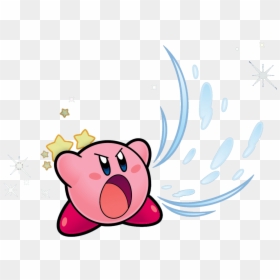 Kirby Breathing In - Transparent Background Kirby Inhaling, HD Png Download - kirby face png