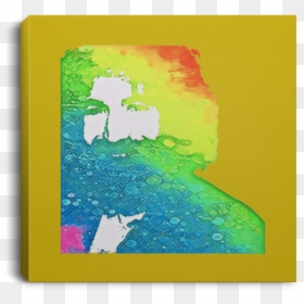 Jerry Rainbow Square Square Canvas - Painting, HD Png Download - rainbow frame png