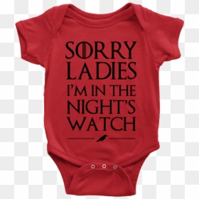Sorry Ladies I"m In The Nights Watch - Star Trek Baby T Shirt, HD Png Download - baby clothes png