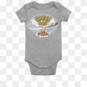 Green Day Baby Grow, HD Png Download - baby clothes png