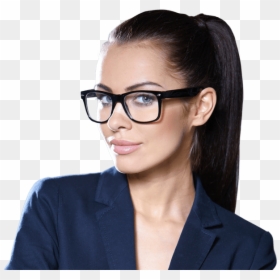 Eyeglass Eye Prescription Girls Eyewear Examination - Wear Glasses, HD Png Download - eyeglass png