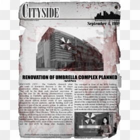 Raccoon City Umbrella Corp Resident Evil, HD Png Download - umbrella corporation png