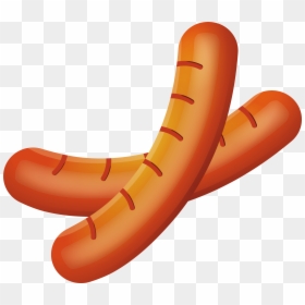 Transparent Bratwurst Clipart - Hot Dog Sausages Png, Png Download - bratwurst png