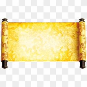 #chinese #asian #scroll #ftestickers - Golden Scroll Png, Transparent Png - gold scroll png