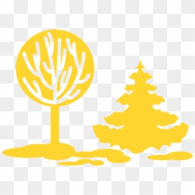 Christmas Tree, HD Png Download - winter trees png