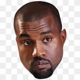 Kanye West Yeezus Clip Art - Kanye West Face Png, Transparent Png - yeezus png