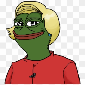 United States Of America Face Green Facial Expression - Hillary Clinton Pepe, HD Png Download - pepe head png
