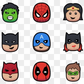 Superhero Vector Head - Super Heroes Icon Png, Transparent Png - pepe head png