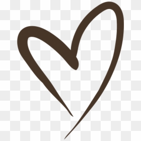 Black And White Heart Sketch , Png Download - Sketched Heart Png Transparent, Png Download - white heart png transparent