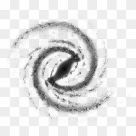 Milky Way Galaxy Black And White, HD Png Download - milky way galaxy png