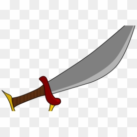 Knife Cutlass Sword Pirate Computer Icons Free Commercial - Pirate Sword Clipart, HD Png Download - katana sword png