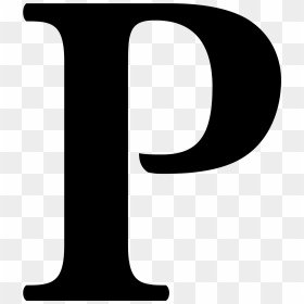 P Font , Png Download - P Letter Font, Transparent Png - p.png