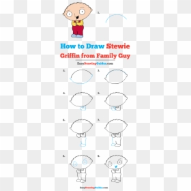 How To Draw Stewie Griffin From Family Guy - Step By Step How To Draw Stewie Griffin, HD Png Download - stewie png