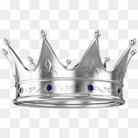 Transparent Background Crown Png, Png Download - silver king crown png