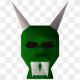 Real Life Runescape Halloween Mask, HD Png Download - green lantern mask png
