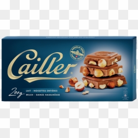 Milk Chocolate Tablet With Hazelnuts 200g - Cailler Chocolate, HD Png Download - hazelnut png