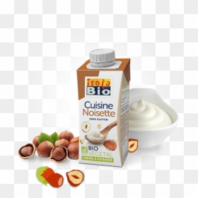 Hazelnut Cuisine Cream - Isola Bio, HD Png Download - hazelnut png