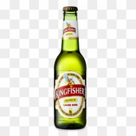 Beer-bottle - Kingfisher Beer Small Bottle, HD Png Download - budweiser bottle png