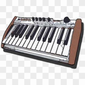 Keyboard Bass, HD Png Download - midi keyboard png