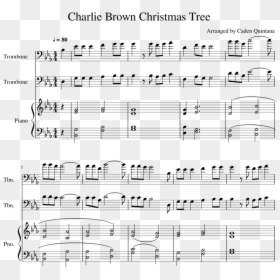 Spartito Pianoforte China Town Caparezza, HD Png Download - charlie brown christmas png