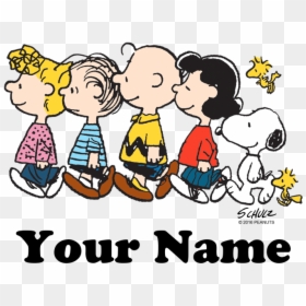 Walking No Bg Personalized - Charlie Brown Peanuts Walking, HD Png Download - charlie brown christmas png