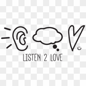 See Think Wonder Clipart - Listen The Love, HD Png Download - wonder png