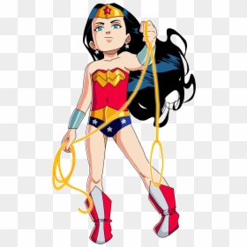 Cartoon,fictional Woman,clip Art,justice - Mujer Maravilla Animada Png, Transparent Png - wonder png