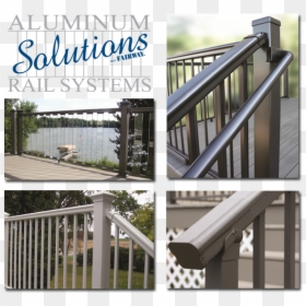 Solutions Aluminum Railing Kits - Aluminum Railing Kits, HD Png Download - handrail png