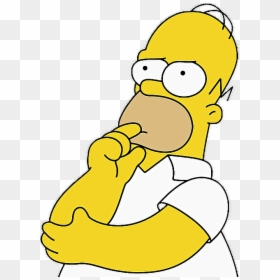 Thumb Image - Homer Simpson, HD Png Download - pensando png