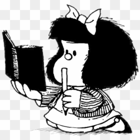 Thumb Image - Mafalda With A Book, HD Png Download - pensando png