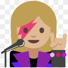 Emoji Man Singer , Png Download - Emoji, Transparent Png - man emoji png