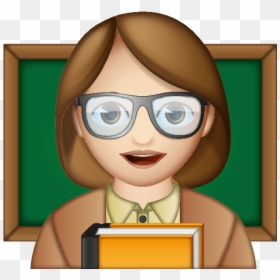 Teacher Emoji, HD Png Download - man emoji png