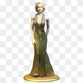 Star Ace Toys Ltd - Star Ace Marilyn Monroe Lorelei Lee Gold Dress, HD Png Download - marilyn monroe signature png