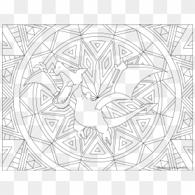 Adult Pokemon Coloring Page Aerodactyl - Ninetales Pokemon Coloring Page, HD Png Download - aerodactyl png
