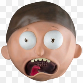 Rick And Morty - Rick And Morty Morty Latex Mask, HD Png Download - rick and morty morty png