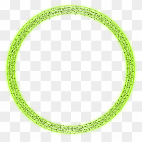 #neon #round #green #freetoedit #circle #frame #border - Circle, HD Png Download - green frame png
