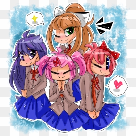 Cartoon, HD Png Download - yuri doki doki png