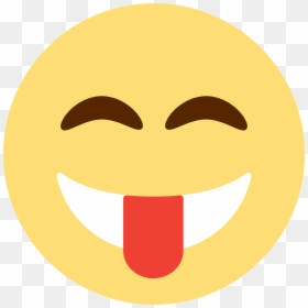 Tongue Emoji Svg Cut File - Smiley, HD Png Download - kissy face emoji png