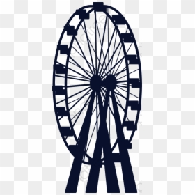 Ferris Wheel Transparent - Ferris Wheel Vector, HD Png Download - ferris wheel silhouette png