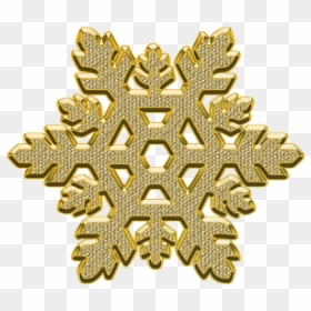 Snowflake Snow Decor Transparent - Bits Twitch, HD Png Download - gold overlay png