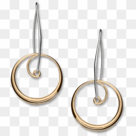 Earrings, HD Png Download - gold overlay png