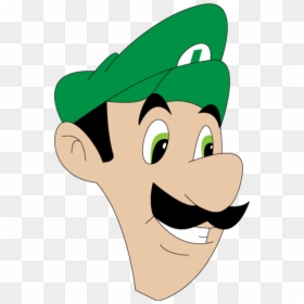 Luigi"s Mansion Super Mario World Luigi"s Mansion - Mario S Head Ds, HD Png Download - luigi face png