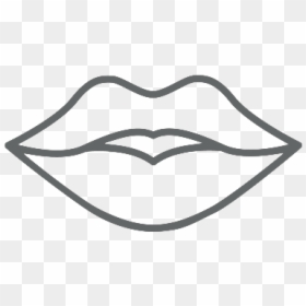 Lips Icon Png - Transparent Lips Drawing Png, Png Download - lips outline png