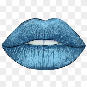 #outline #outlines #lips #blue #remix #drawing #draw - Lime Crime Vibe, HD Png Download - lips outline png