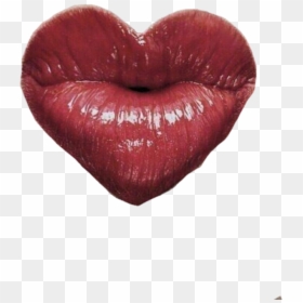 Lips Kiss Png - - Cute Red Lips, Transparent Png - lips outline png