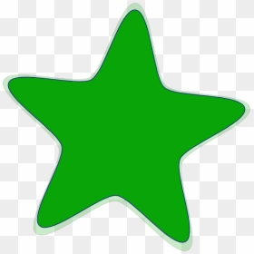Green Star Vector Png - Transparent Background Red Star, Png Download - star drawing png